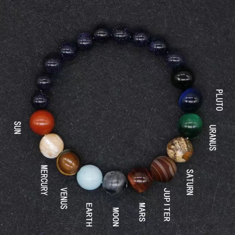 Planetary gemstone bracelet - Picture 11 of 14